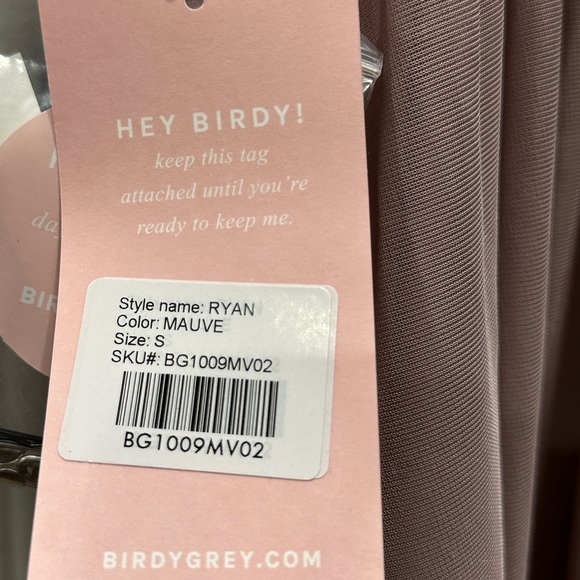 Birdy Grey Ryan Dress Mauve SMALL NEW NWT Bridesmaid Wedding - Picture 5 of 6